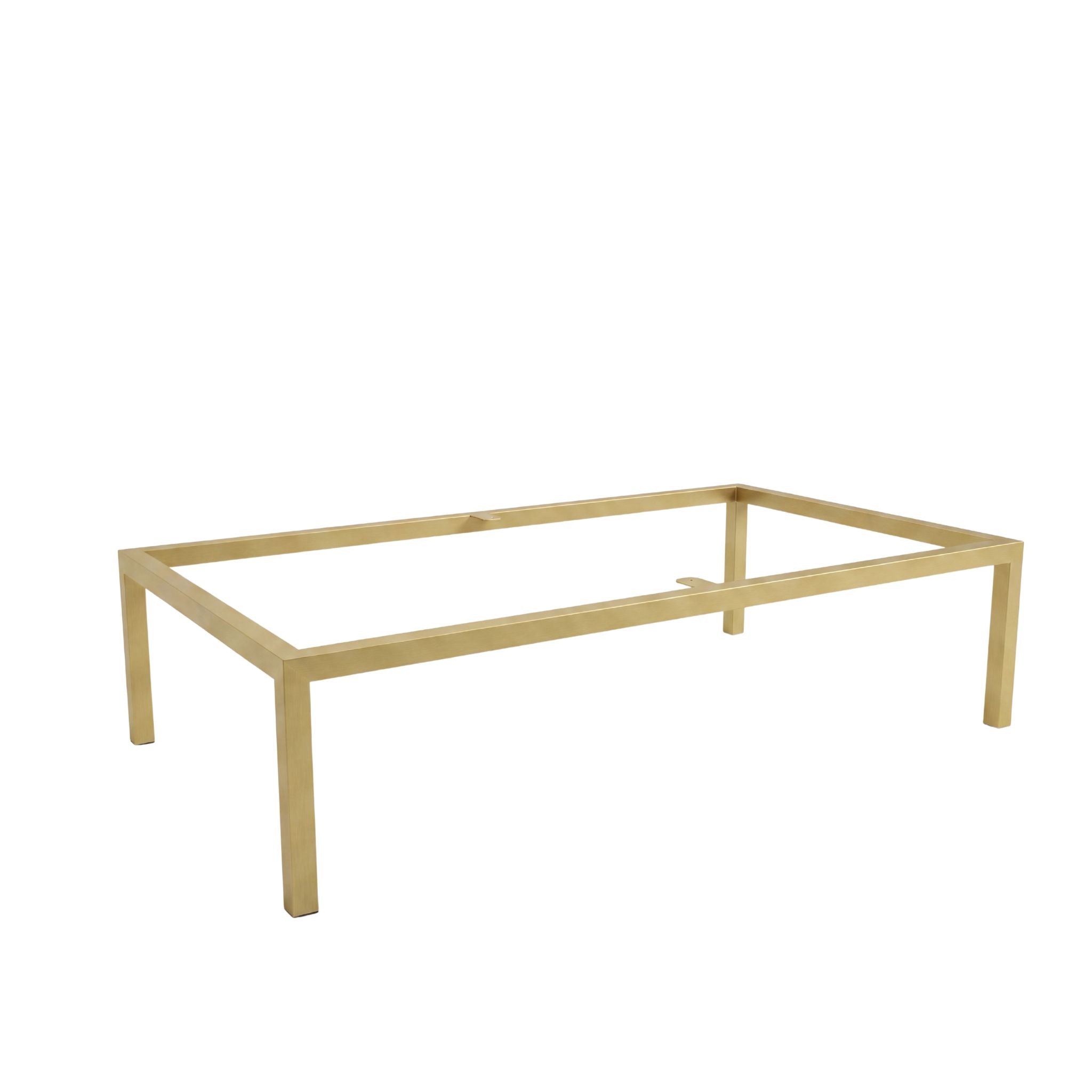 Stelaż metalowy złoty 80 cm pod meble łazienkowe i szafkę pod umywalkę, wykonany z profilu stalowego 20x20 mm, malowany proszkowo.