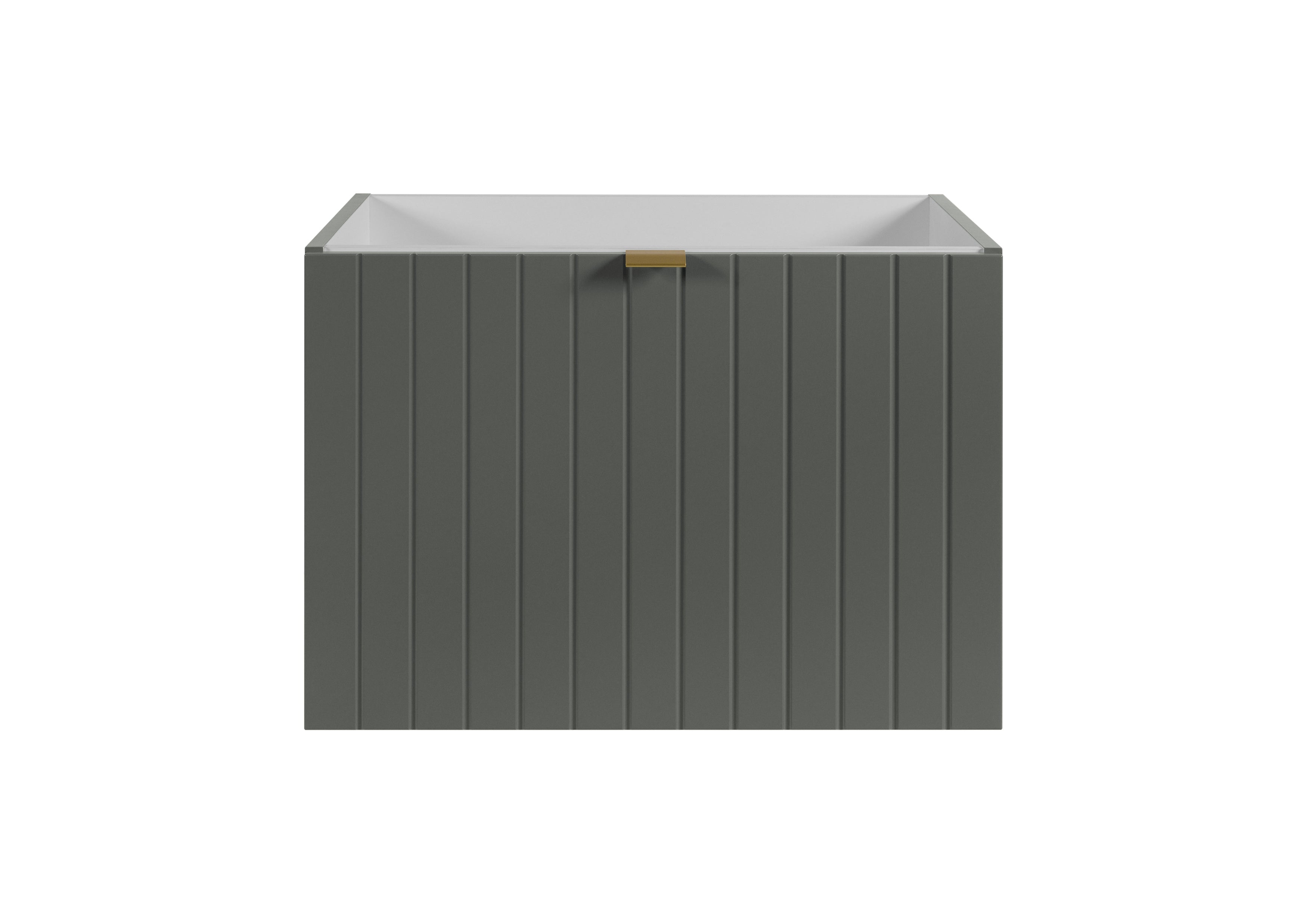 Szafka pod umywalkę 60 cm Prime szaro-zielona bez blatu
