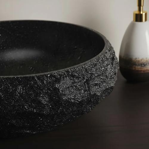 Umywalka nablatowa Mika - Black