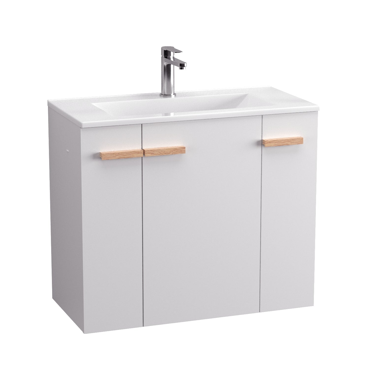 Szafka pod umywalkę Elite 80 cm biały połysk bez blatu