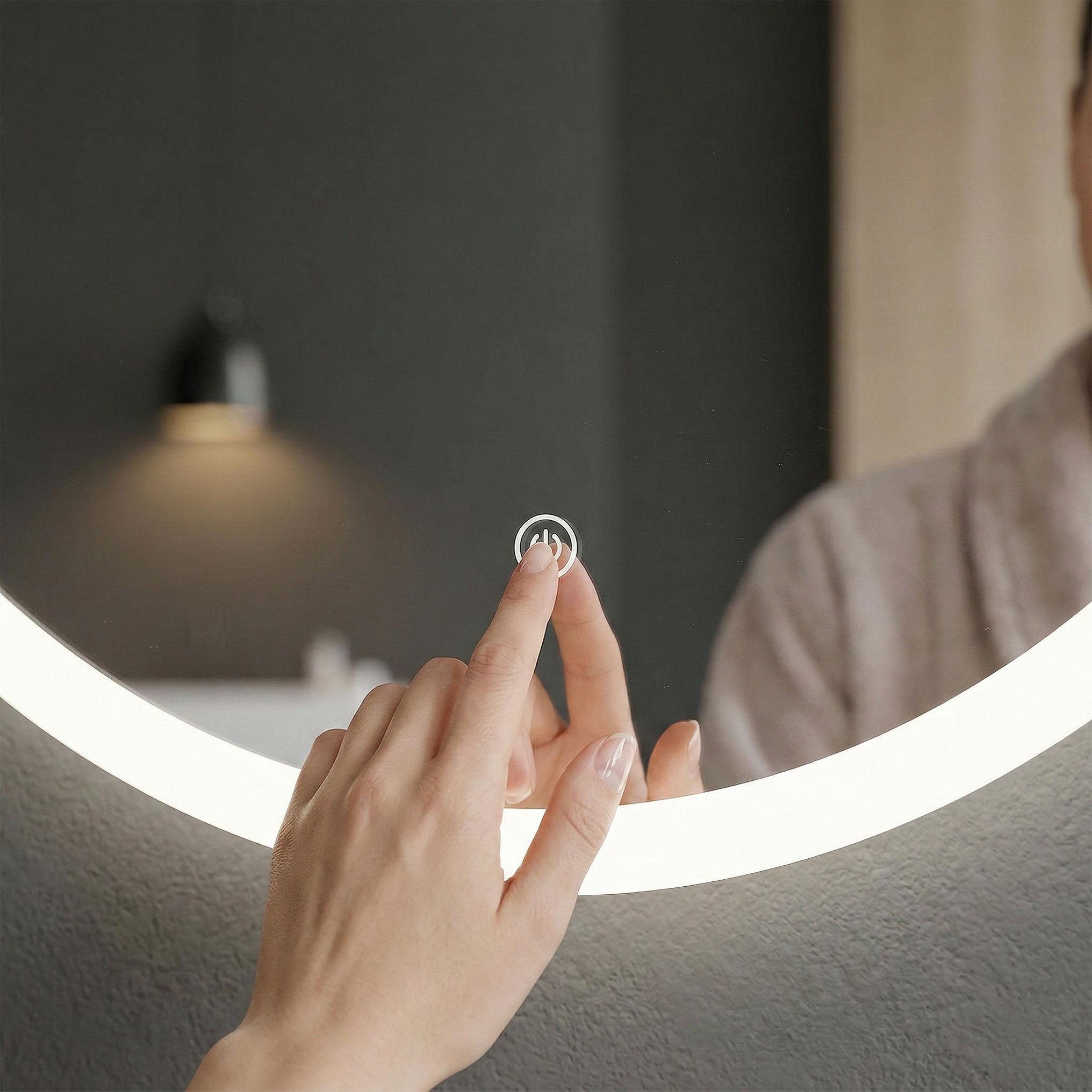 Lustro ścienne LED FFJ - 100 cm