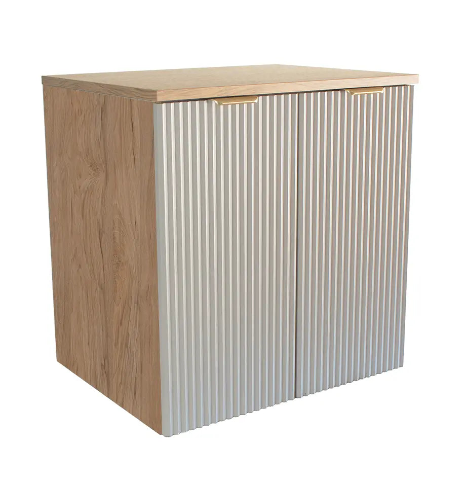 Szafka łazienkowa z drzwiami 60 cm Willy - Kaszmir/Orzech