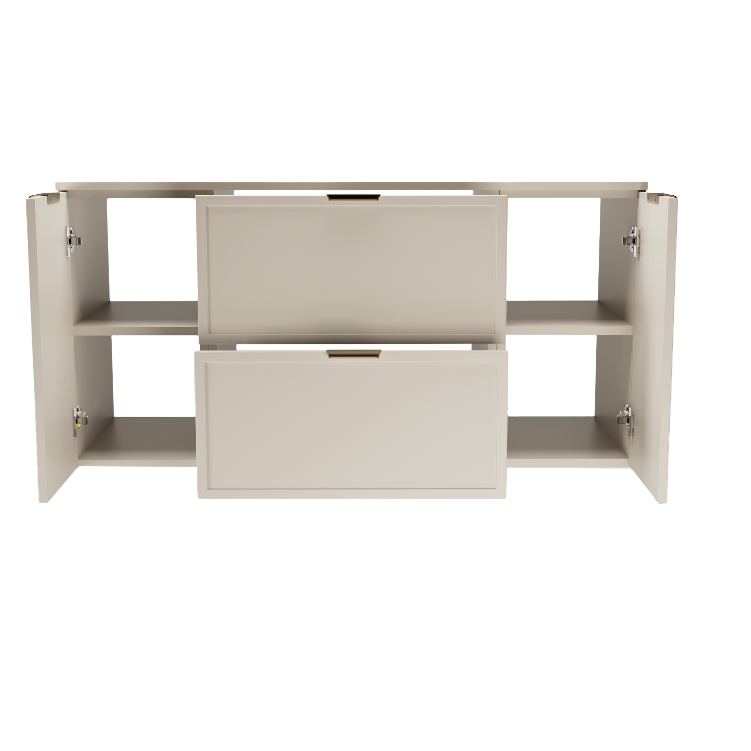 Szafka pod umywalkę z drzwiami i szufladami 120 cm Roma - Kaszmir