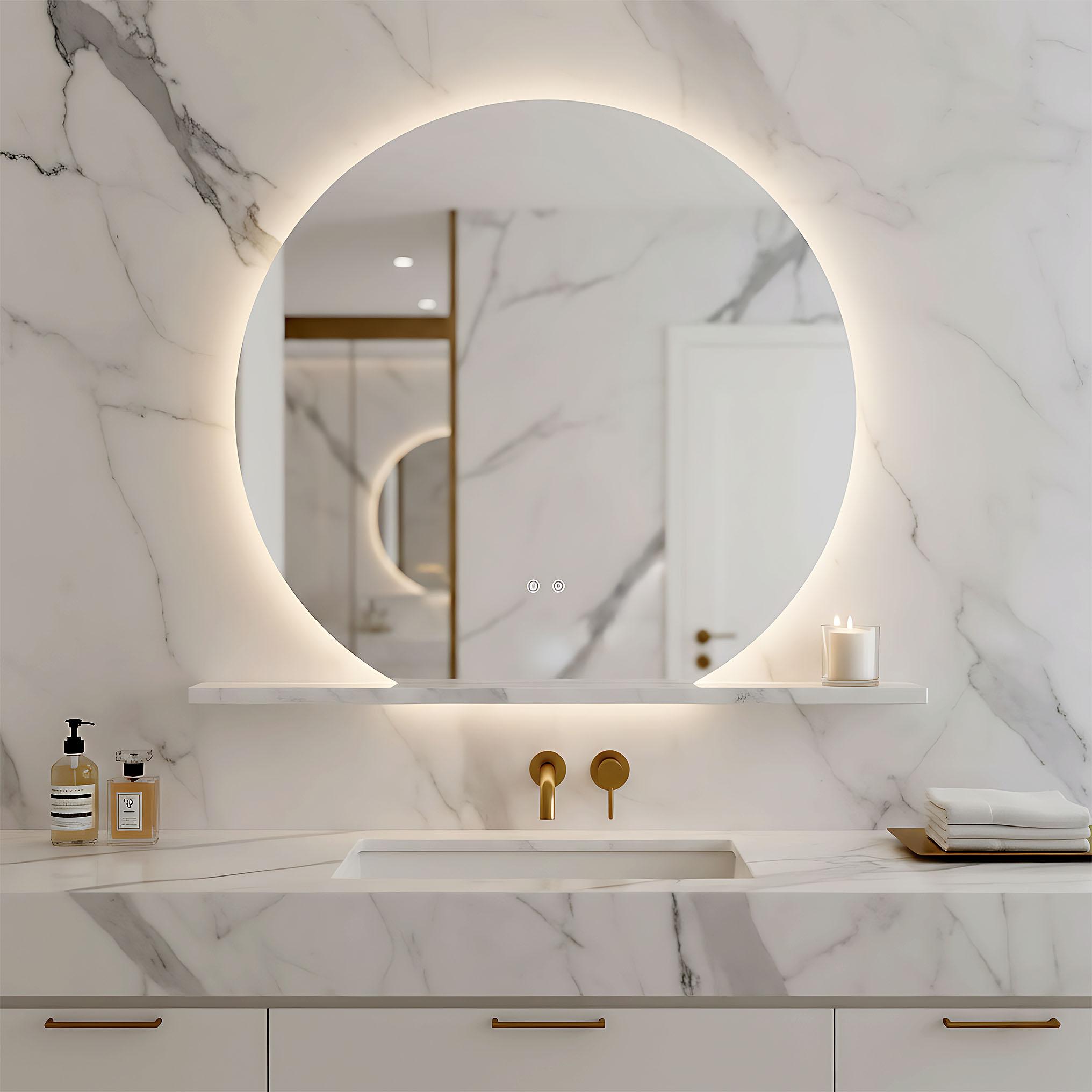 Lustro ścienne LED Fabio - 80 cm