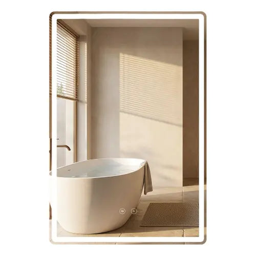 Lustro ścienne LED MARLO - 80x60 cm
