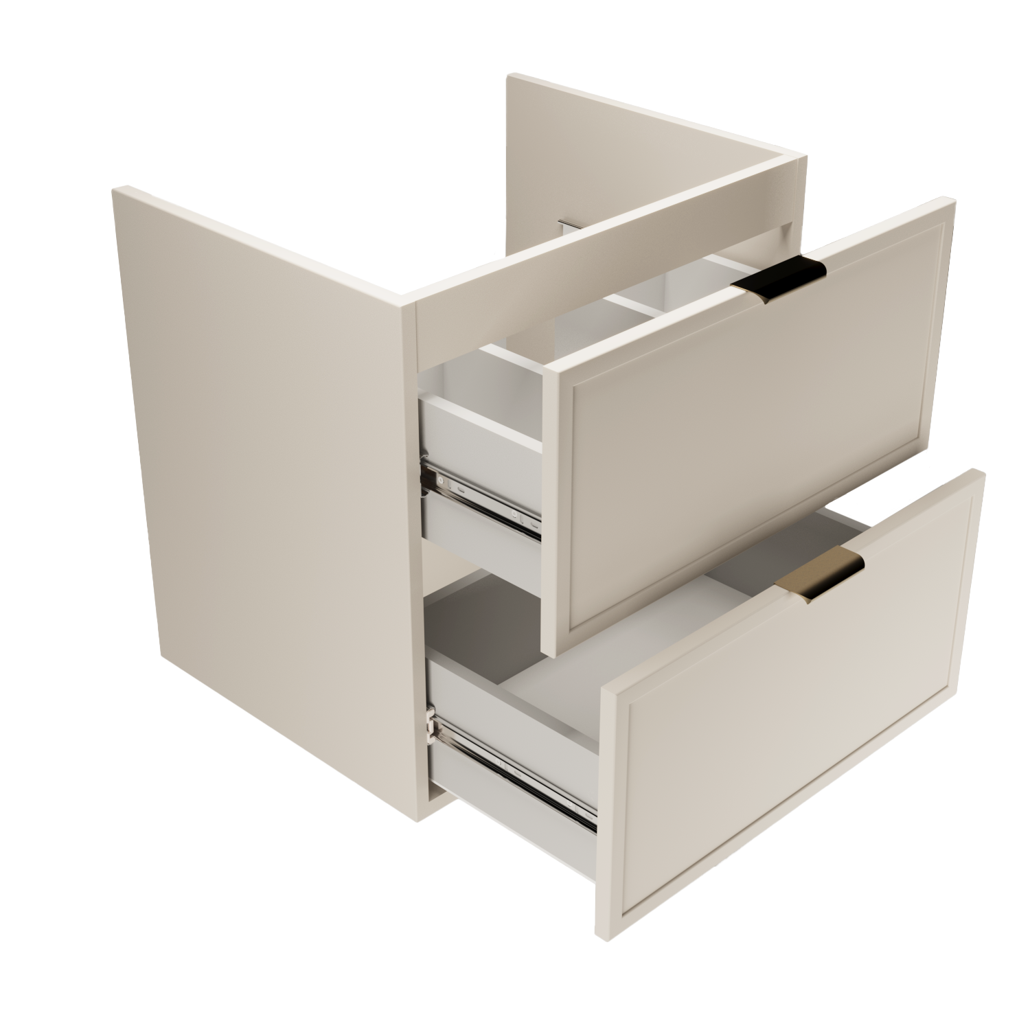 Szafka pod umywalkę z szufladami 60 cm Roma - Kaszmir