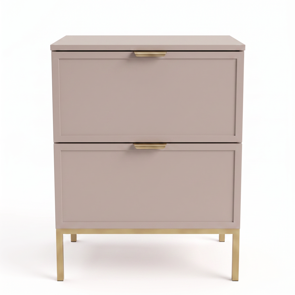 Szafka pod umywalkę na stelażu 60 cm, 2 szuflady Roma - Kaszmir