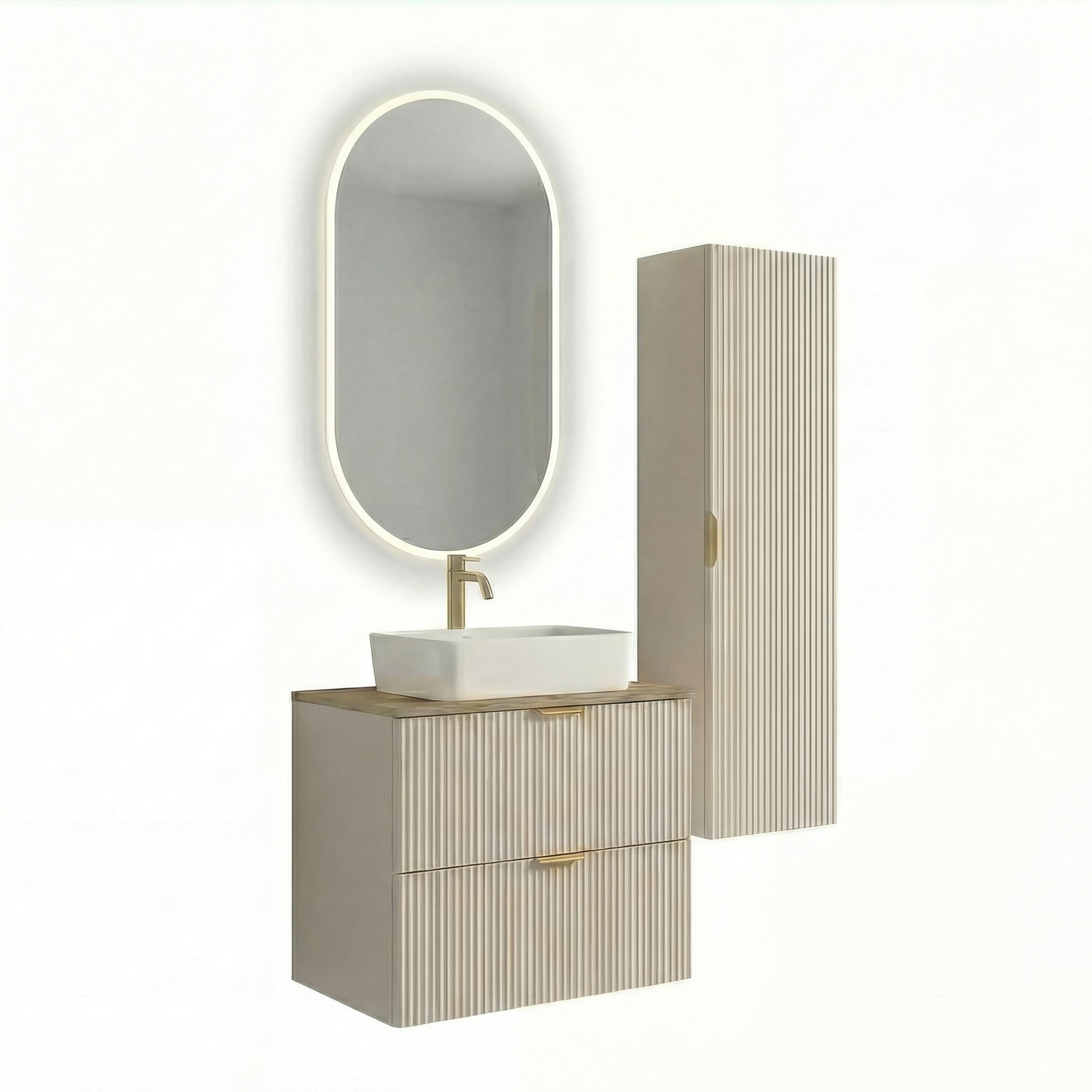 Zestaw mebli łazienkowych z lustrem Kaszmir Willy