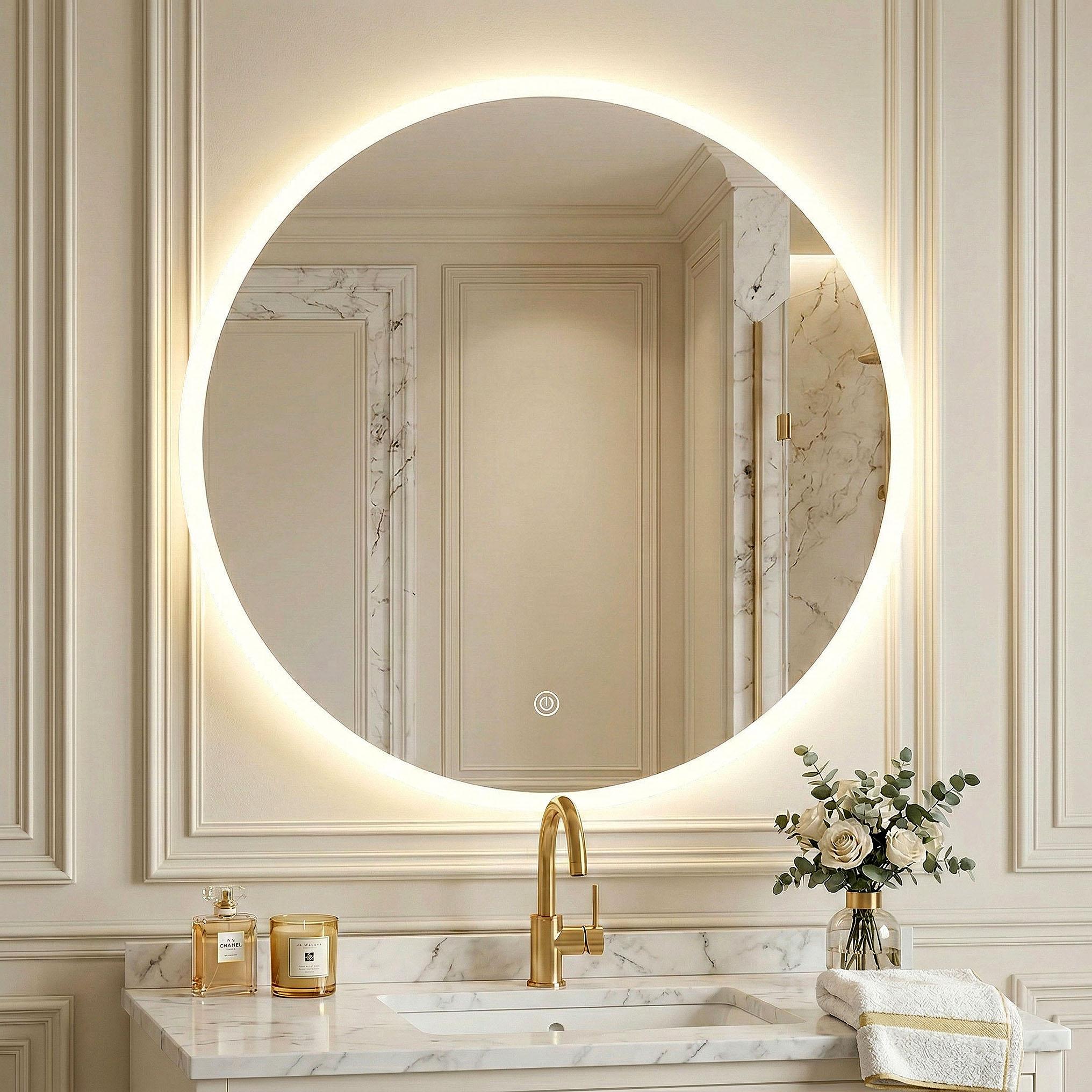 Lustro ścienne LED FFJ - 100 cm