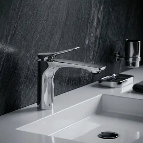 Niska bateria umywalkowa Vision - Chrom