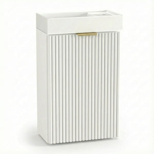 Szafka łazienkowa z umywalką 40 cm Willy - Biały