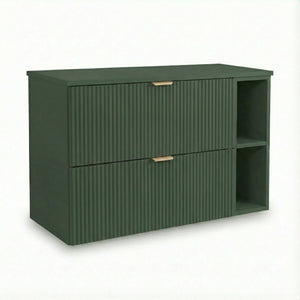 Szafka pod umywalkę 100 cm z regałem Willy - Szałwiowy