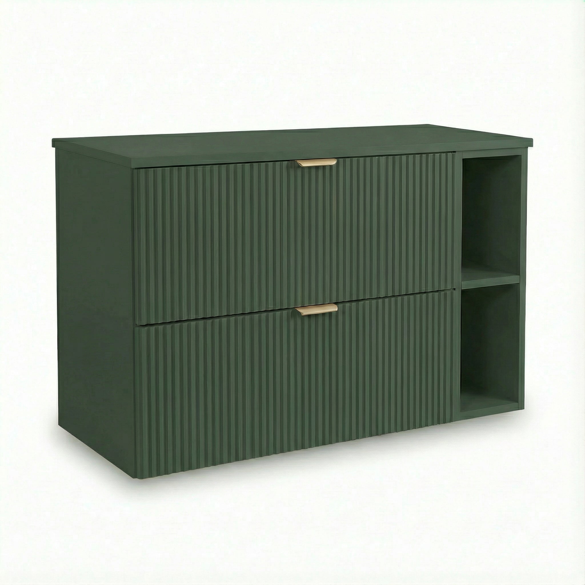 Szafka pod umywalkę 100 cm z regałem Willy - Szałwiowy