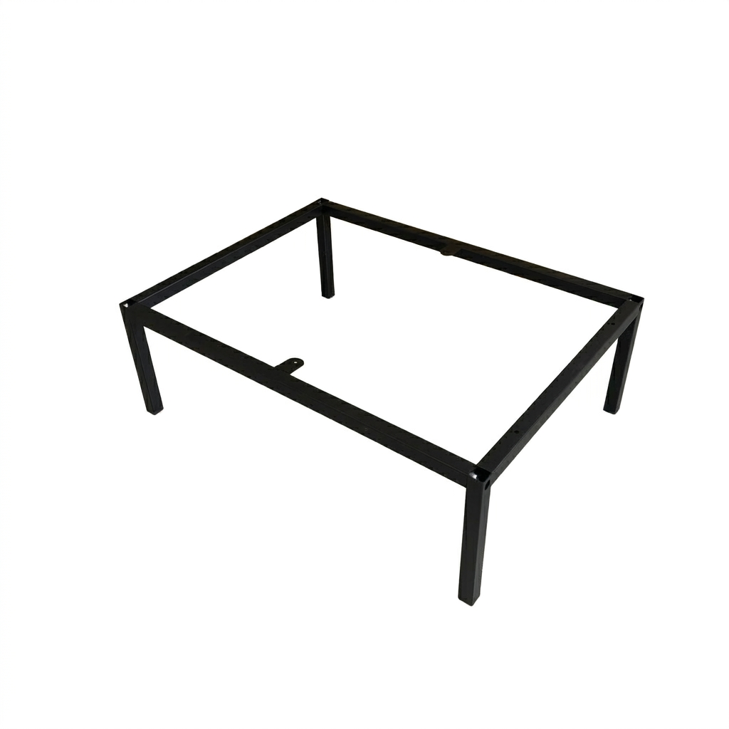 Stelaż metalowy pod meble łazienkowe 60 cm - Czarny