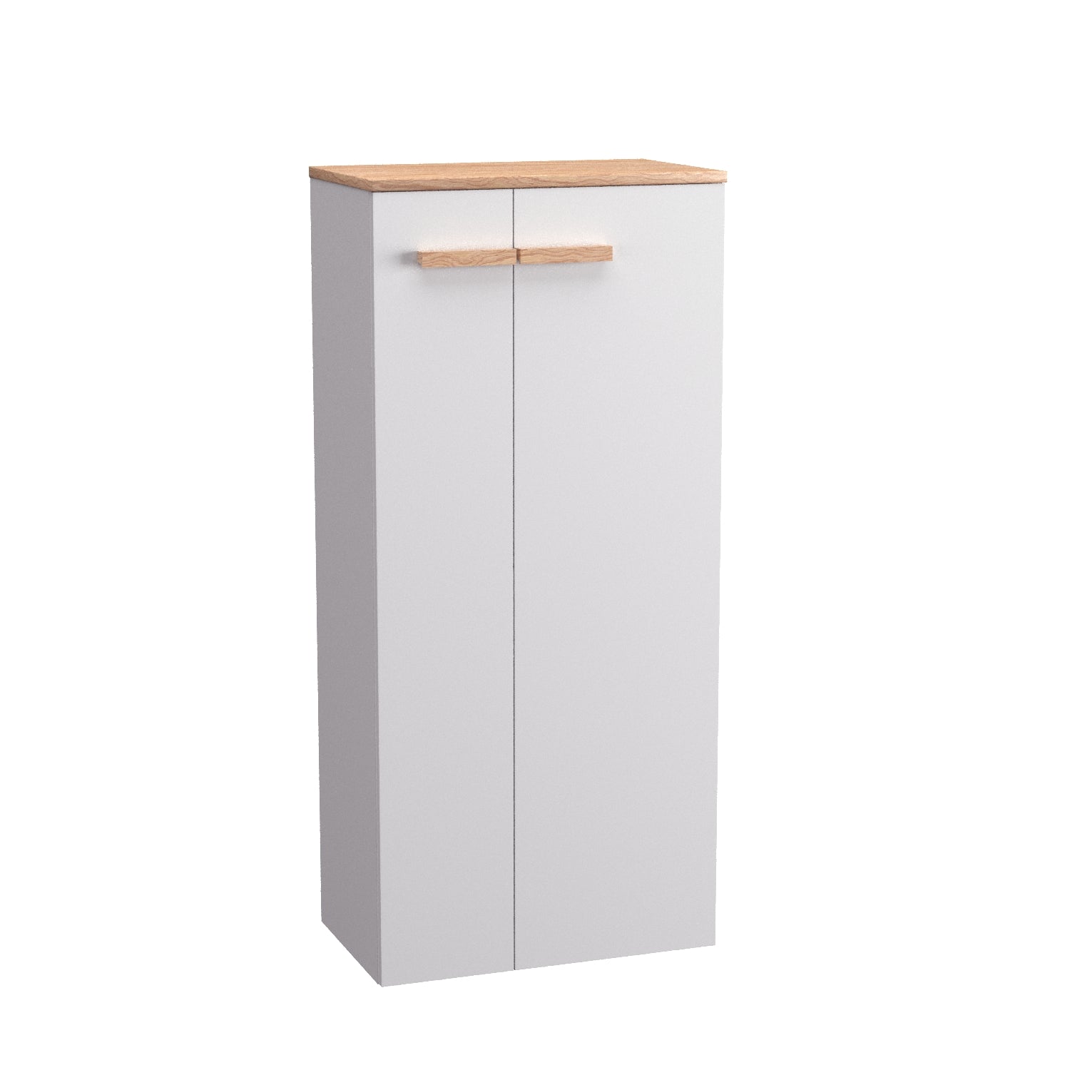Słupek 50 cm z blatem Elite biały połysk