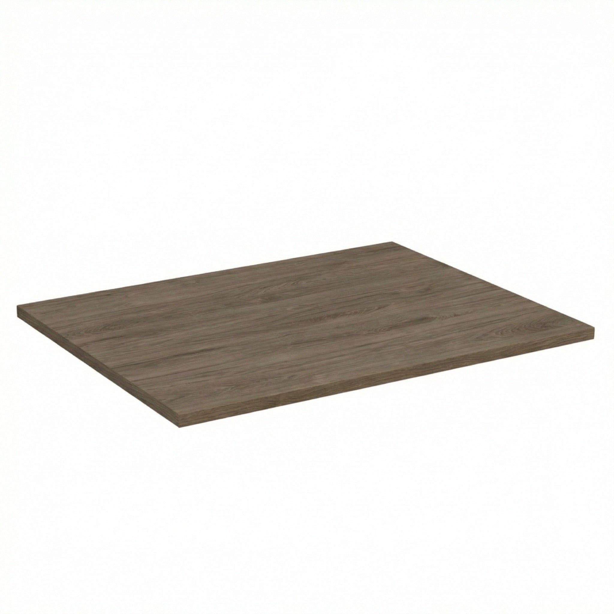 Blat łazienkowy 60 cm w kolorze orzech ciemny, drewnopodobny, laminowany, do małych łazienek, pod umywalkę nablatową