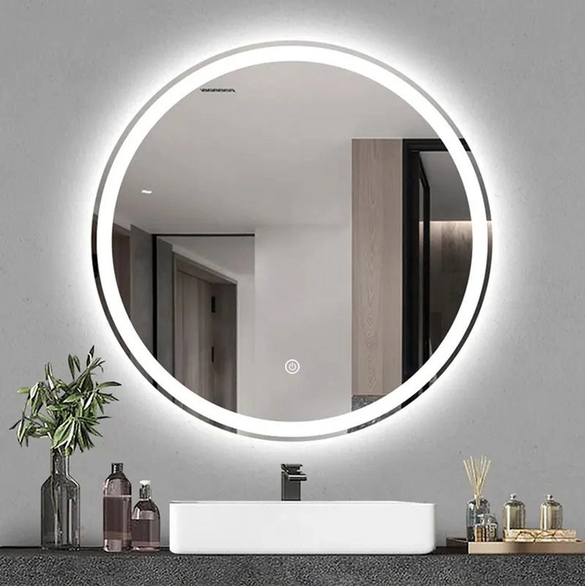 Lustro ścienne LED BAS P11242 - 80 cm