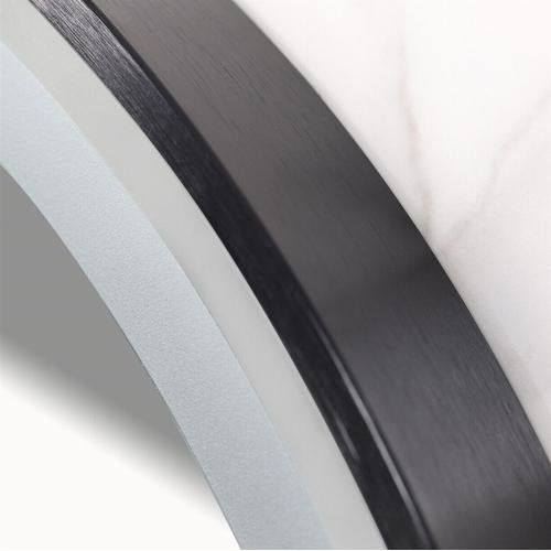 Lustro ścienne LED MMJ - 60 cm Czarny