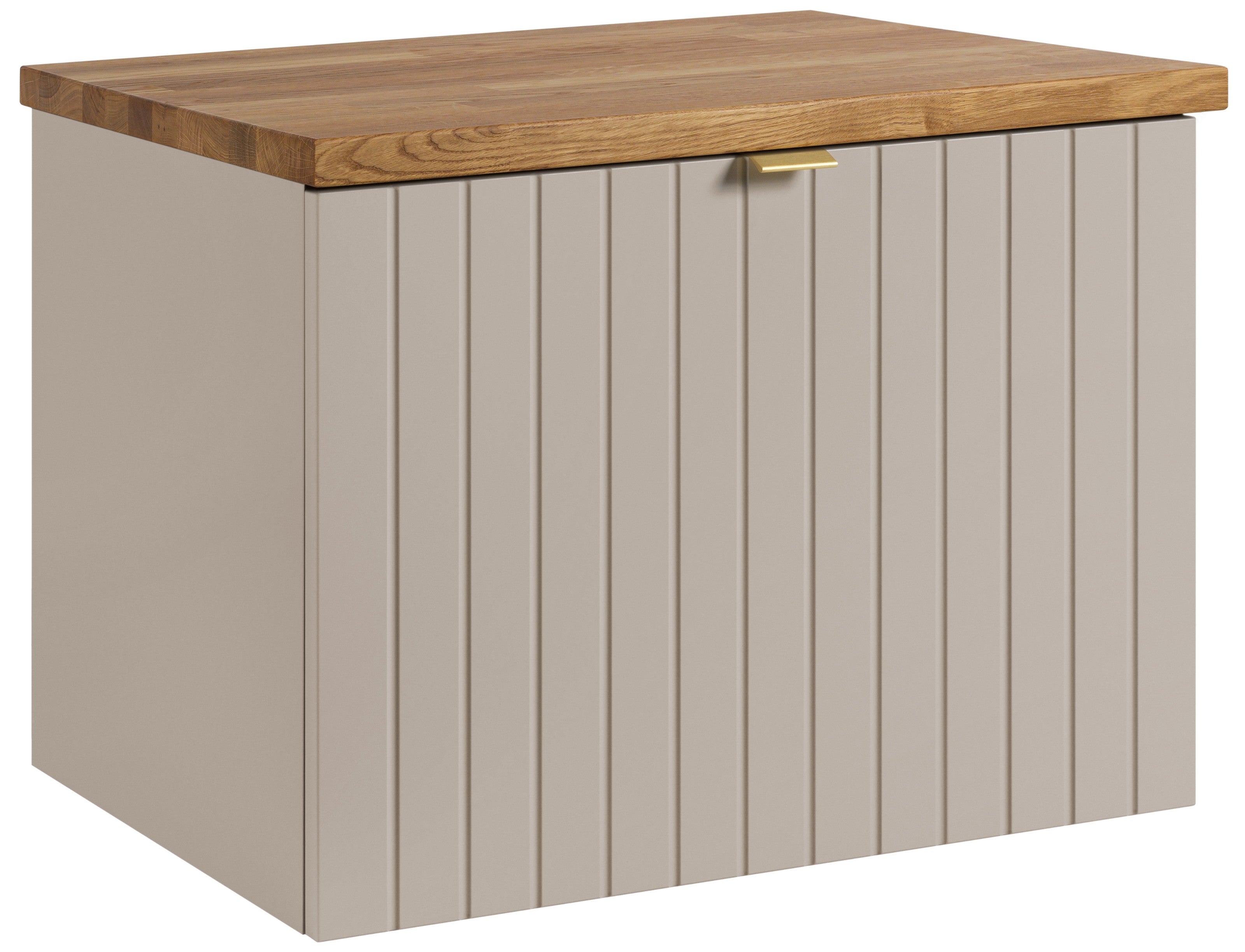 Szafka pod umywalkę 60 cm Prime kaszmir bez blatu