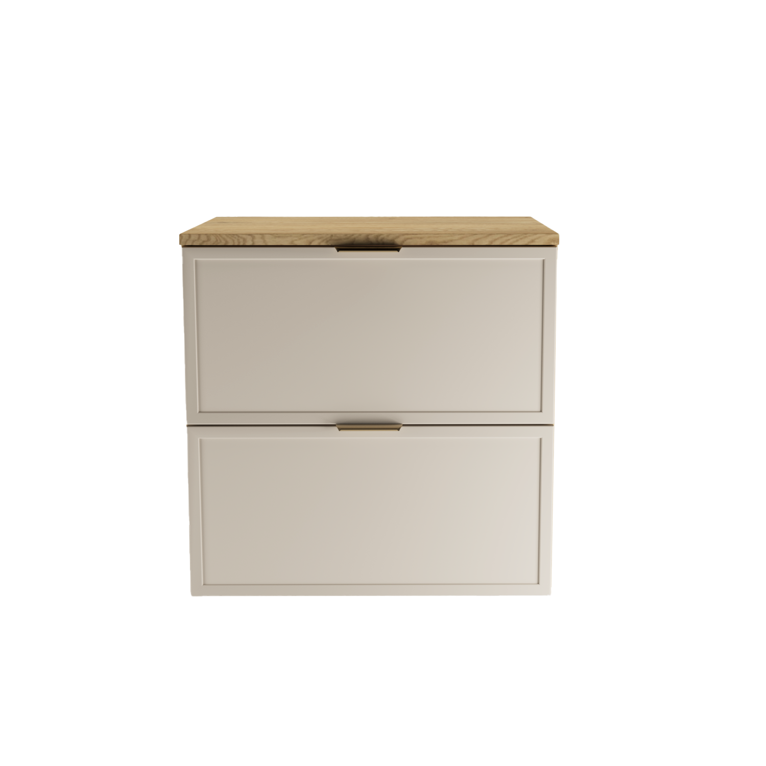 Szafka pod umywalkę z szufladami 60 cm Roma - Kaszmir/Dąb Cremona