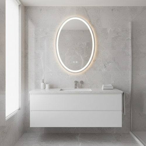 Lustro ścienne LED Marco - 60x80 cm