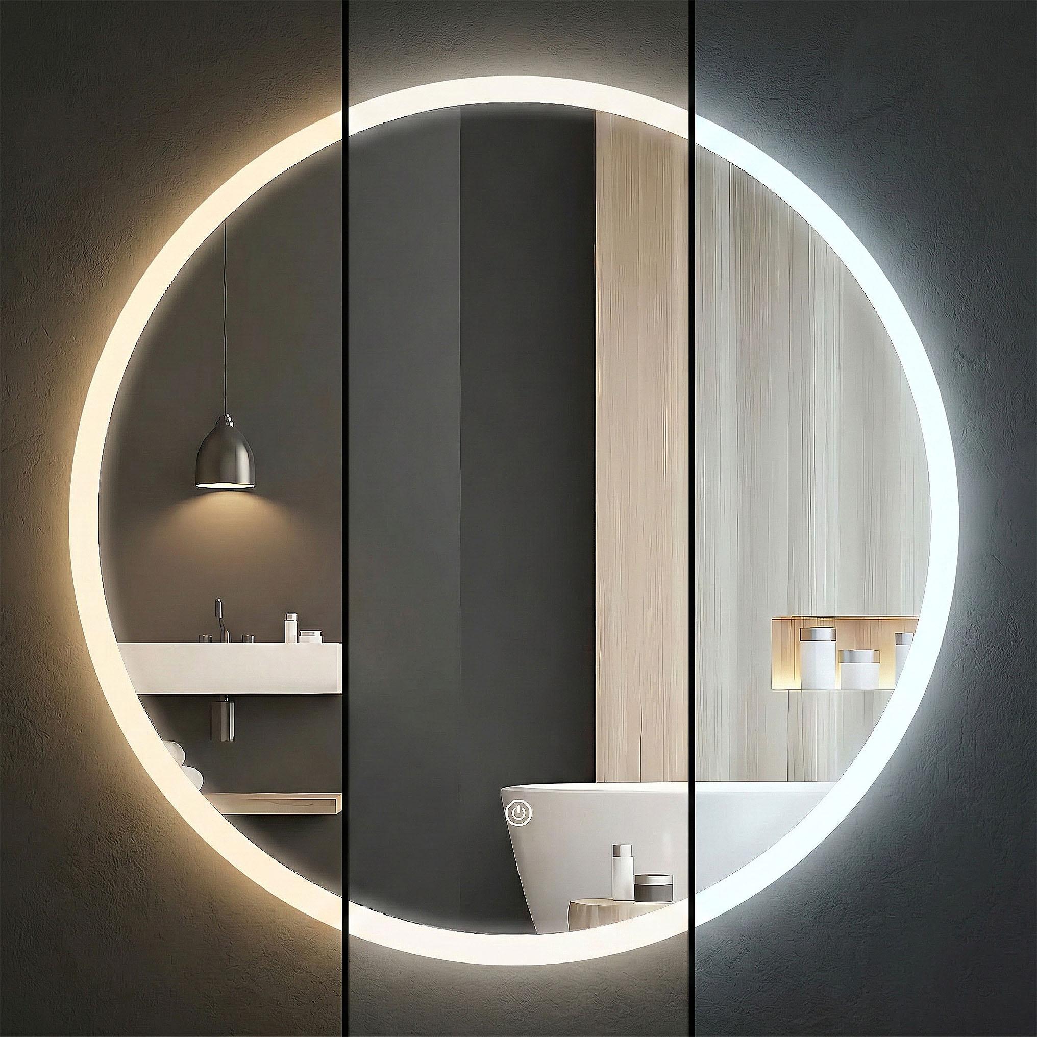 Lustro ścienne LED FFJ - 100 cm