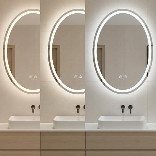 Lustro ścienne LED Marco - 50x70 cm