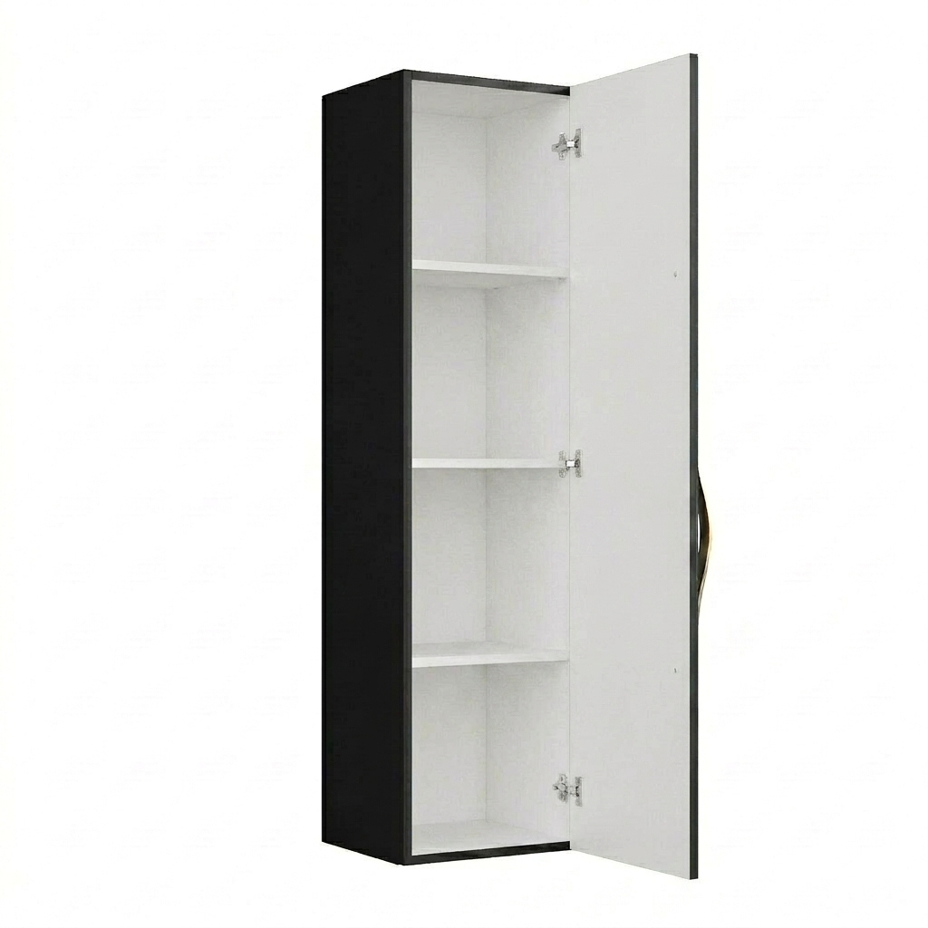 Szafka wisząca 33 cm Luxe czarny mat
