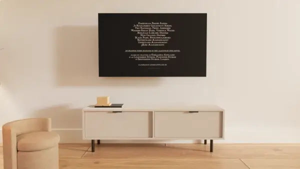 Szafka RTV 140 cm Aura - stojąca Kaszmir