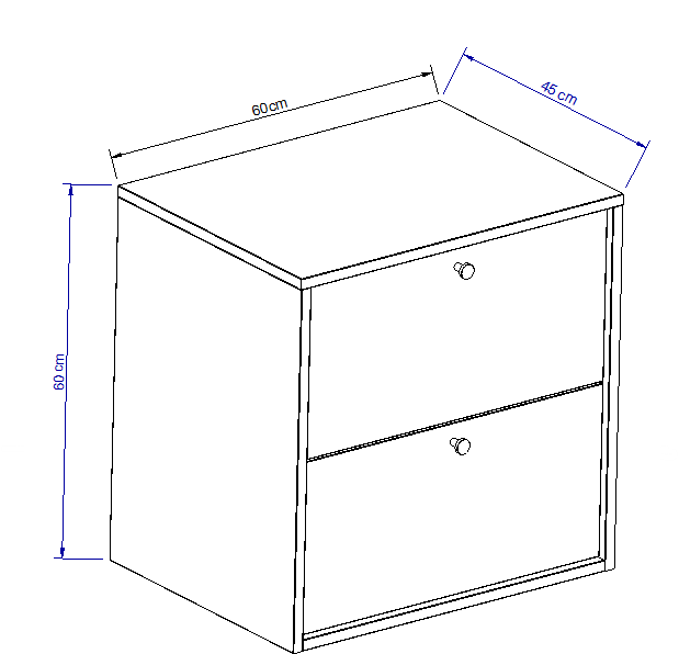Szafka łazienkowa pod umywalkę 60 cm Belino - Dąb Cremona/Marmur Bianco blat