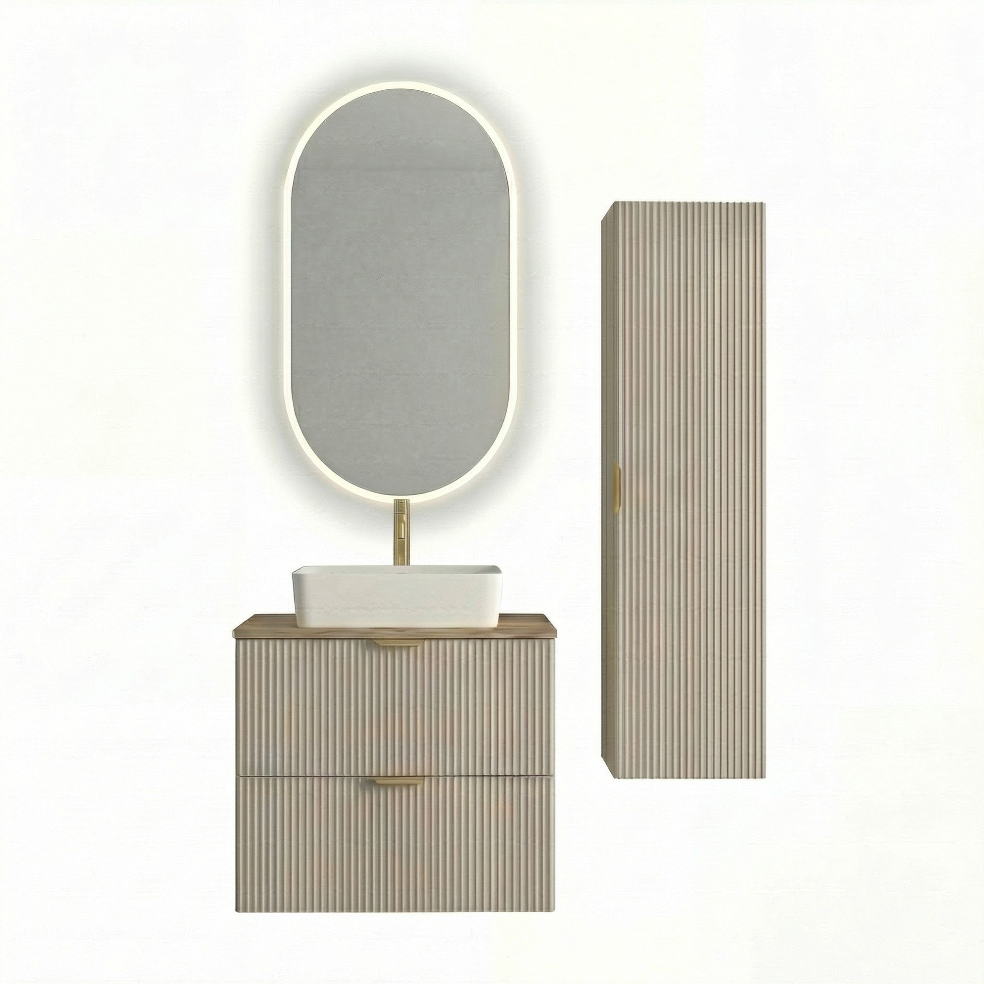 Zestaw mebli łazienkowych z lustrem Kaszmir Willy