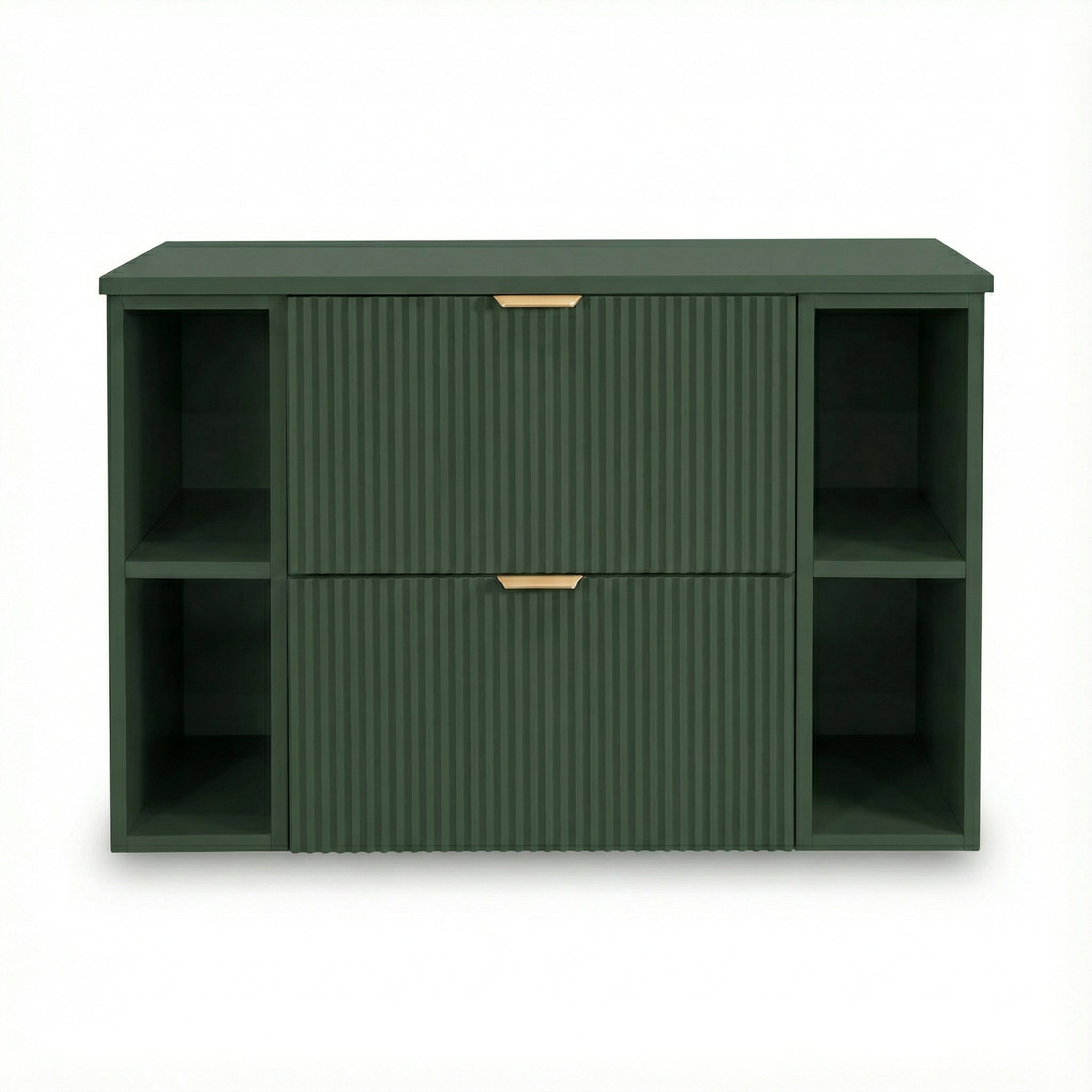 Szafka pod umywalkę z 2 regałami 100 cm Willy - Szałwiowy