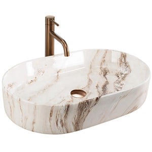 Umywalka nablatowa Nadia 60 cm - Marrone