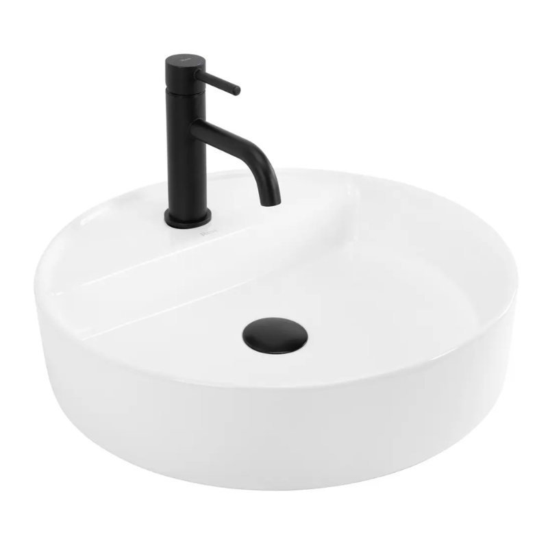 Umywalka Nablatowa biała 45 cm Ronda