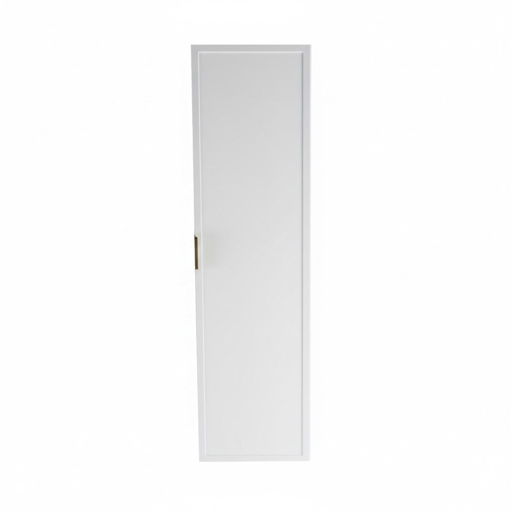 Słupek łazienkowy 120 cm z półkami Roma - Biały/Orzech Ciemny