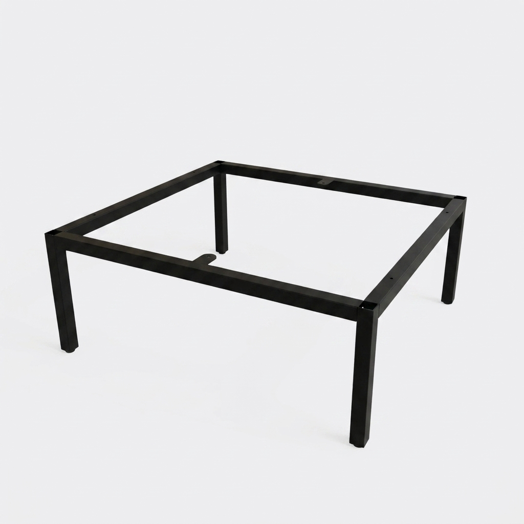 Stelaż metalowy pod meble łazienkowe 100 cm - Czarny