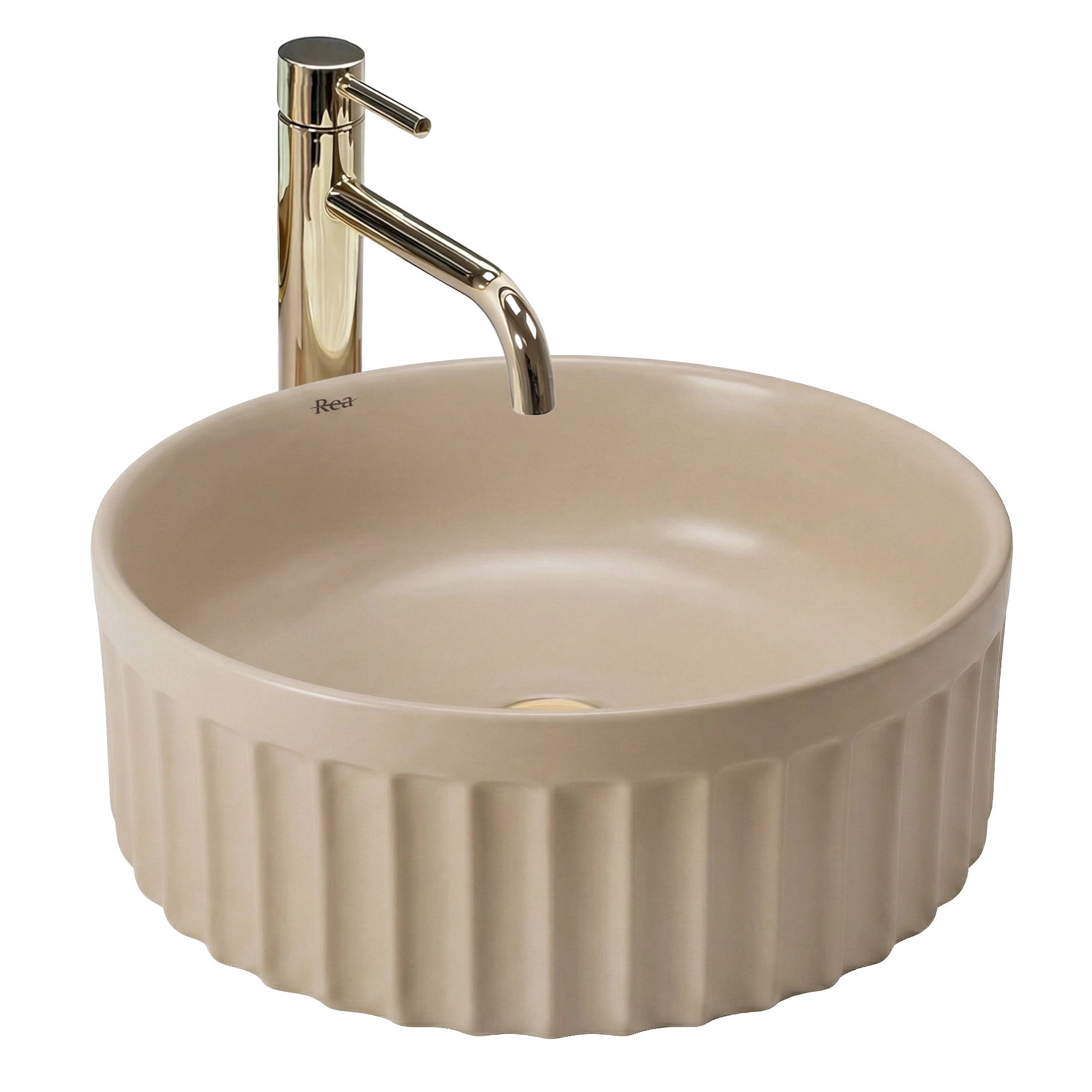 Umywalka Nablatowa Duo 38 cm - Caffe Latte Matt