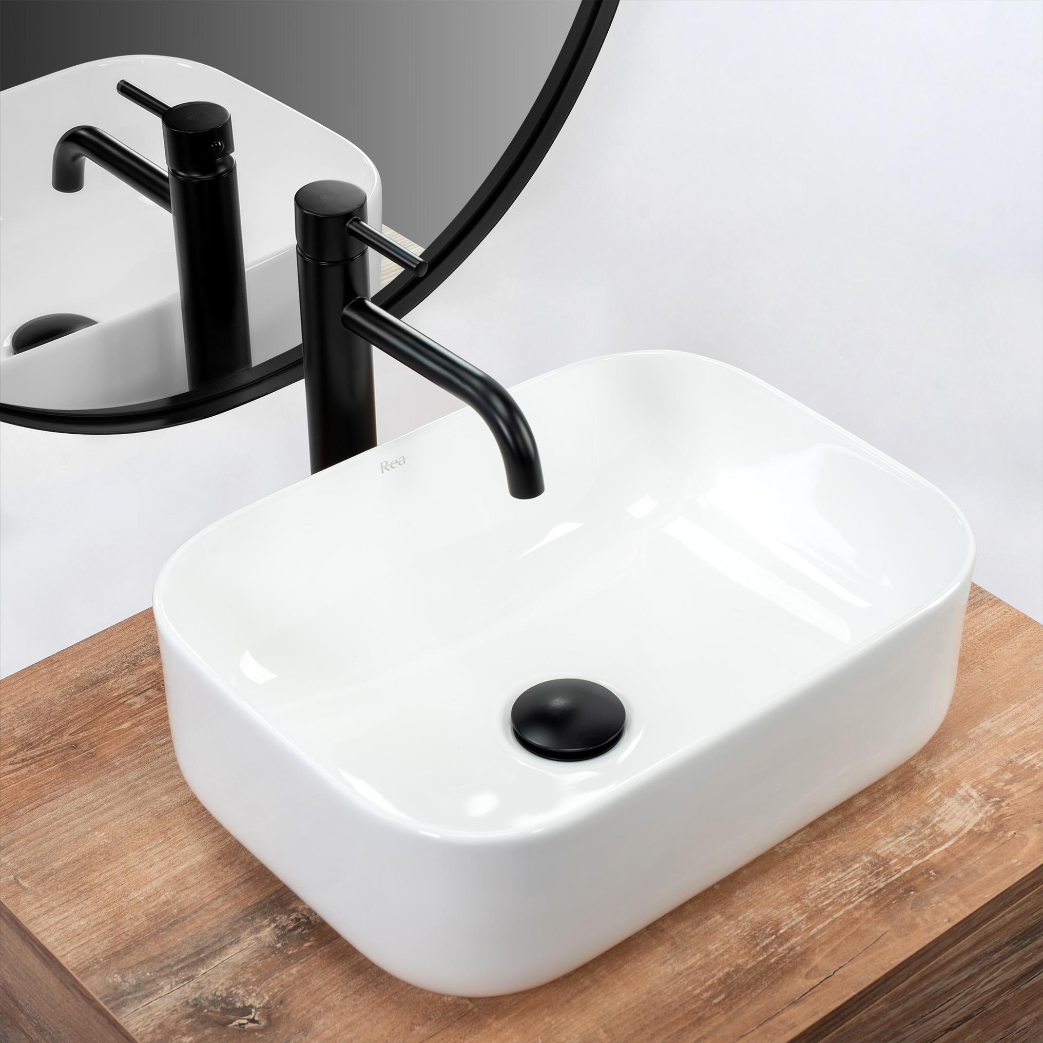 Umywalka nablatowa Demi Mini White