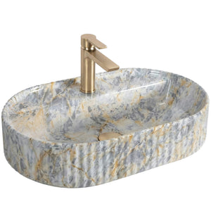 Umywalka nablatowa Marcela 60 cm - Ruststone