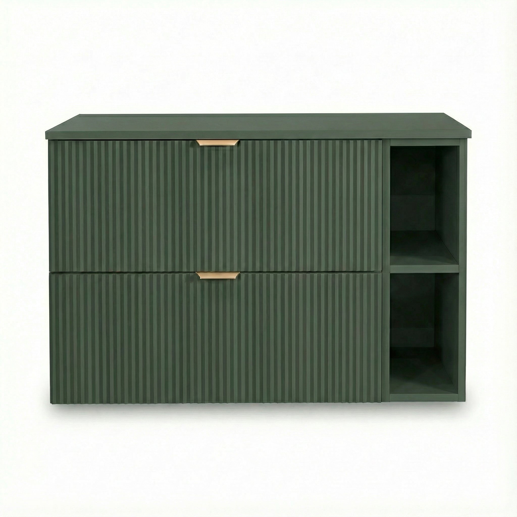 Szafka pod umywalkę 100 cm z regałem Willy - Szałwiowy