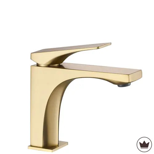 Niska bateria umywalkowa Joe - Złota