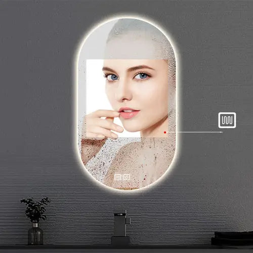 Lustro ścienne P11428 LED EGG - 60x80cm