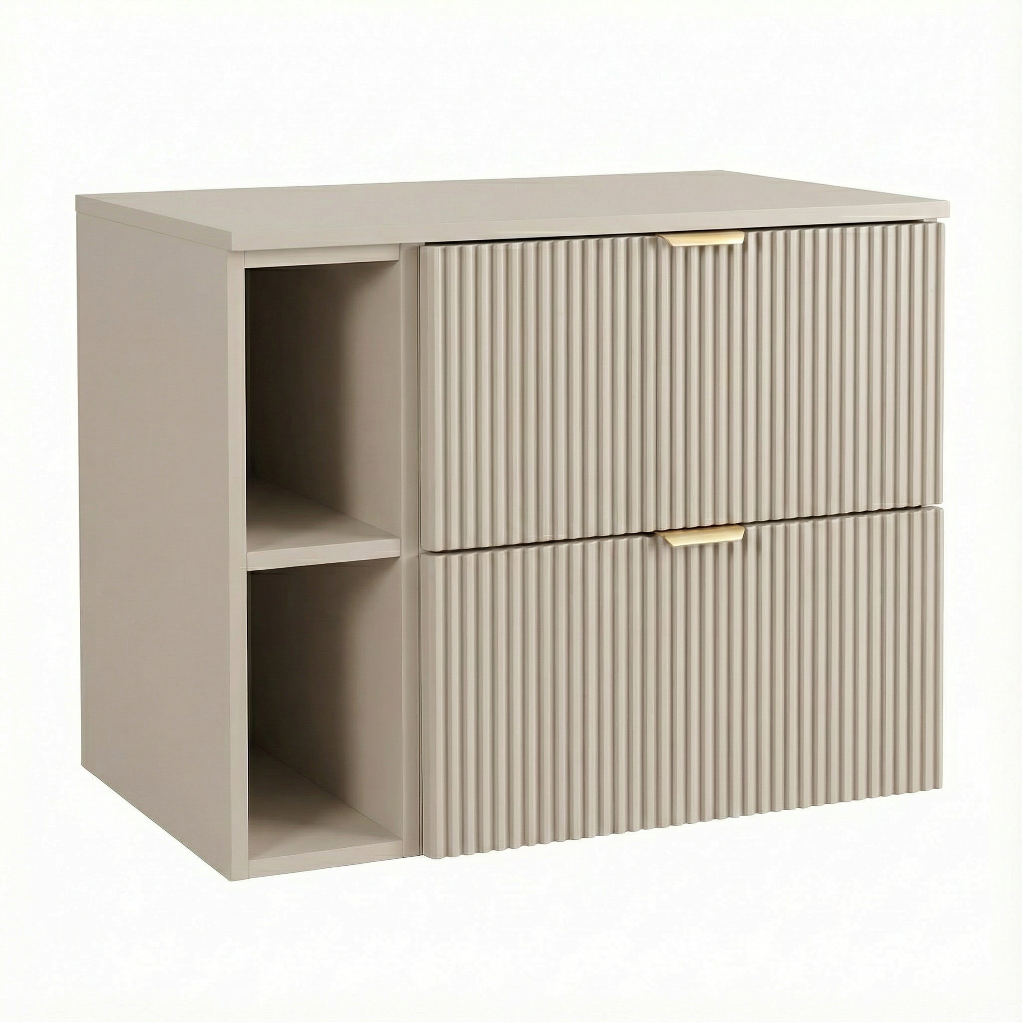 Szafka pod umywalkę z regałem 80 cm Willy - Kaszmir