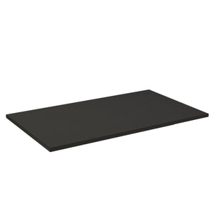 Blat łazienkowy 100 cm Czarny – laminowana płyta wiórowa 18 mm, matowa powierzchnia, odporny na wilgoć, idealny pod umywalkę nablatową i szafkę.