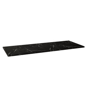 Blat łazienkowy 180 cm Marmur Czarny Royal