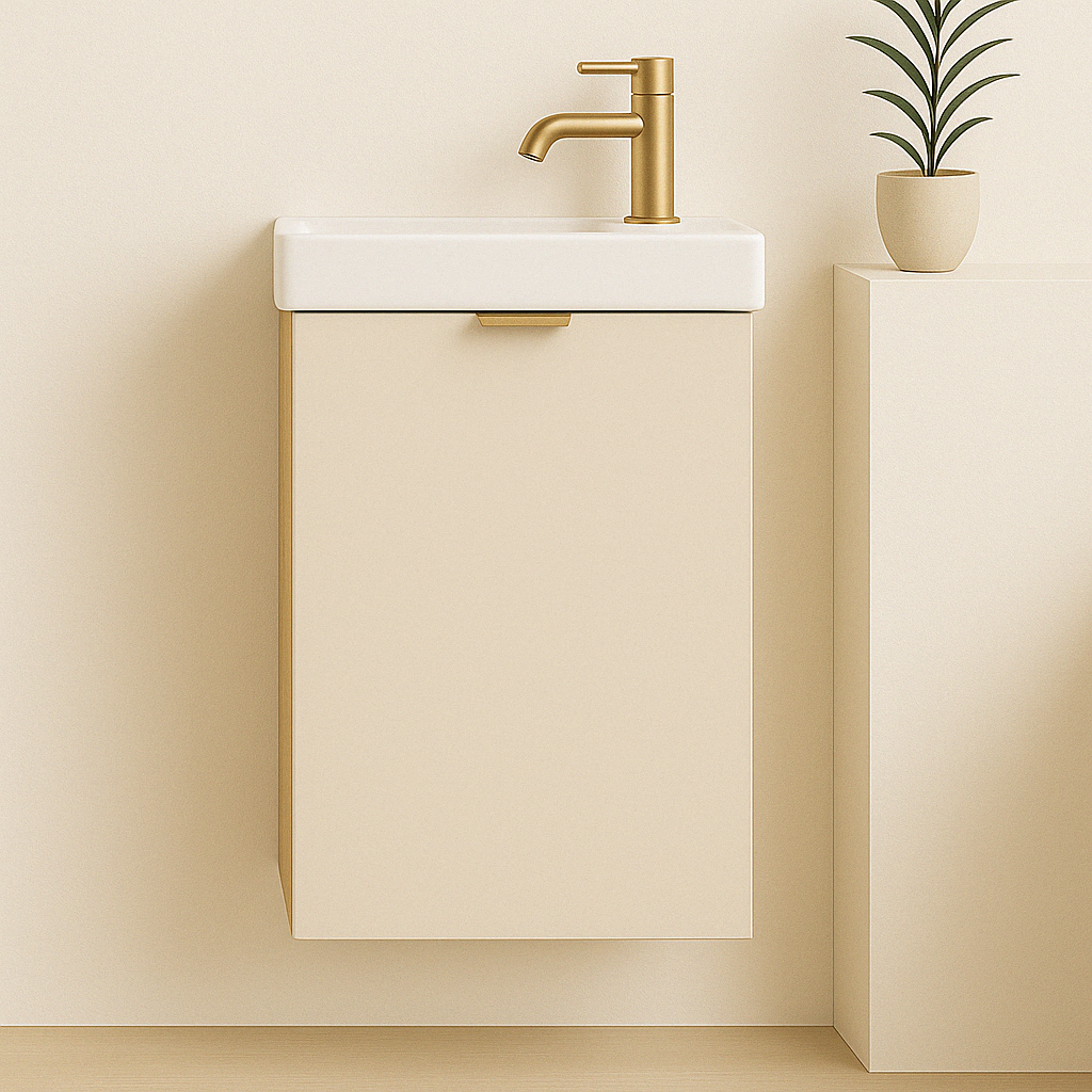 Szafka łazienkowa z umywalką 40 cm Kaszmir/Dąb artisan Orio