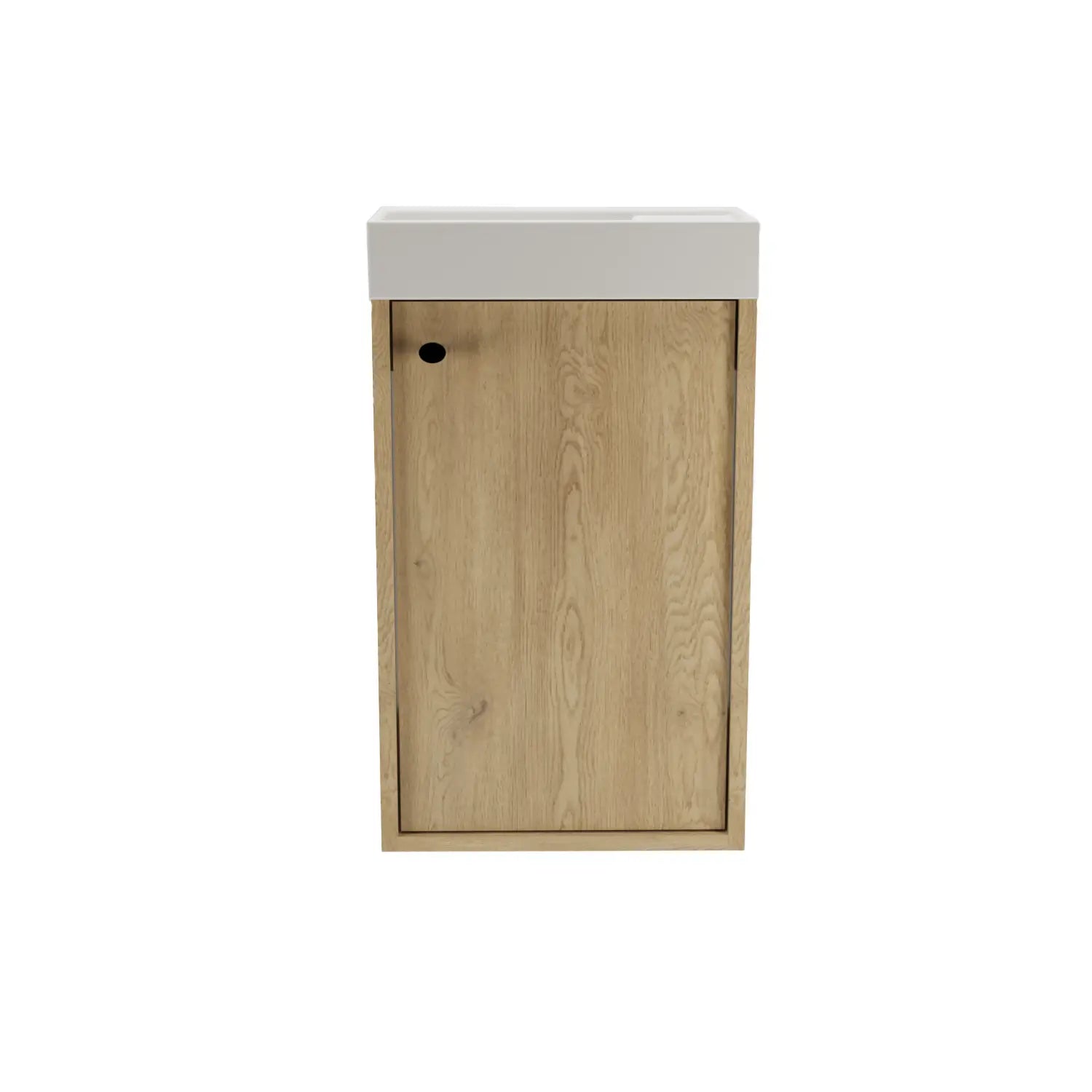 Szafka łazienkowa 40 cm z umywalką Belino - Dąb Cremona