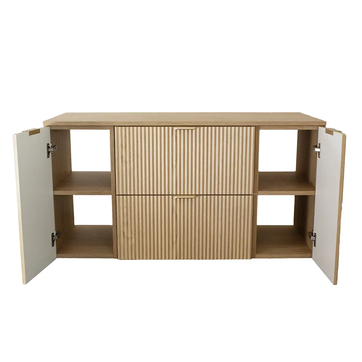 Szafka pod umywalkę z 2 drzwiami i 2 szufladami 120 cm Willy - Dąb Cremona