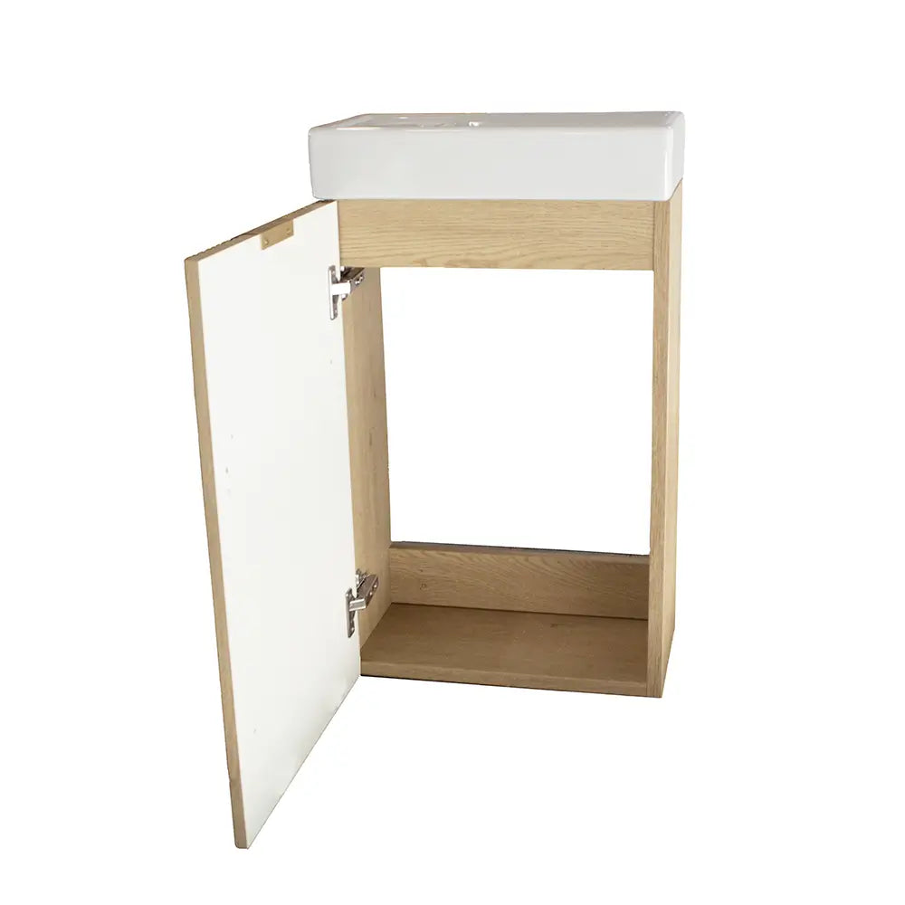 Szafka łazienkowa z umywalką 40 cm Willy - Dąb Cremona