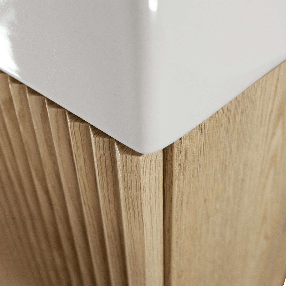 Szafka łazienkowa z umywalką 40 cm Willy - Dąb Cremona